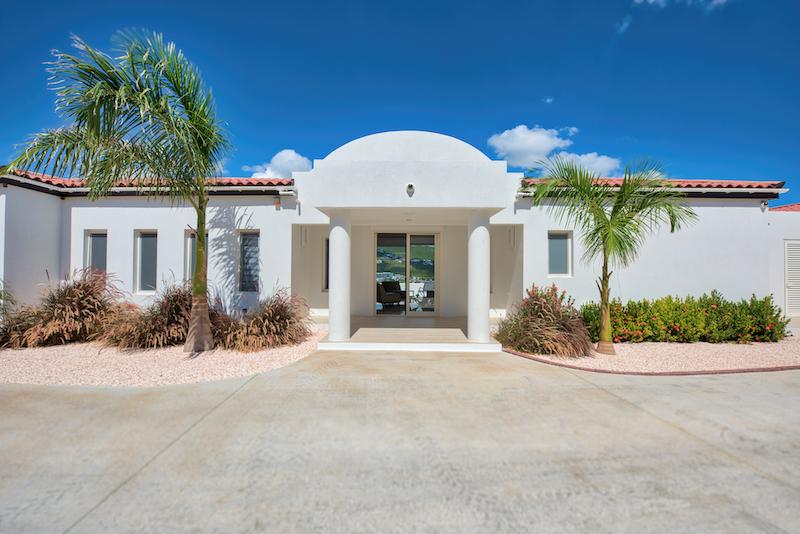 Caribbean luxury property for sale in St Maarten, hillside villa Amalia, Guana Bay. Unique!