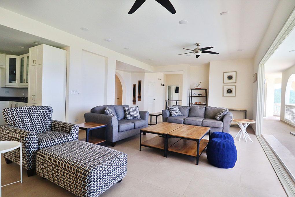 St Maarten luxury home for sale: Villa Shanti in Rice Hill Gardens. Gated. Secluded. Ocean views