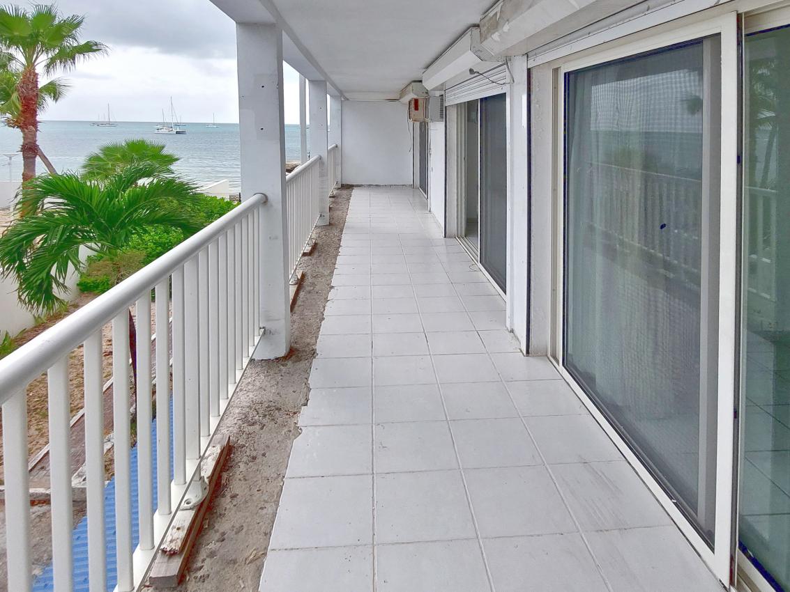 St Martin 2 Studio Condos together for sale in Marigot Yacht Club. Caribbean Sea view. French side