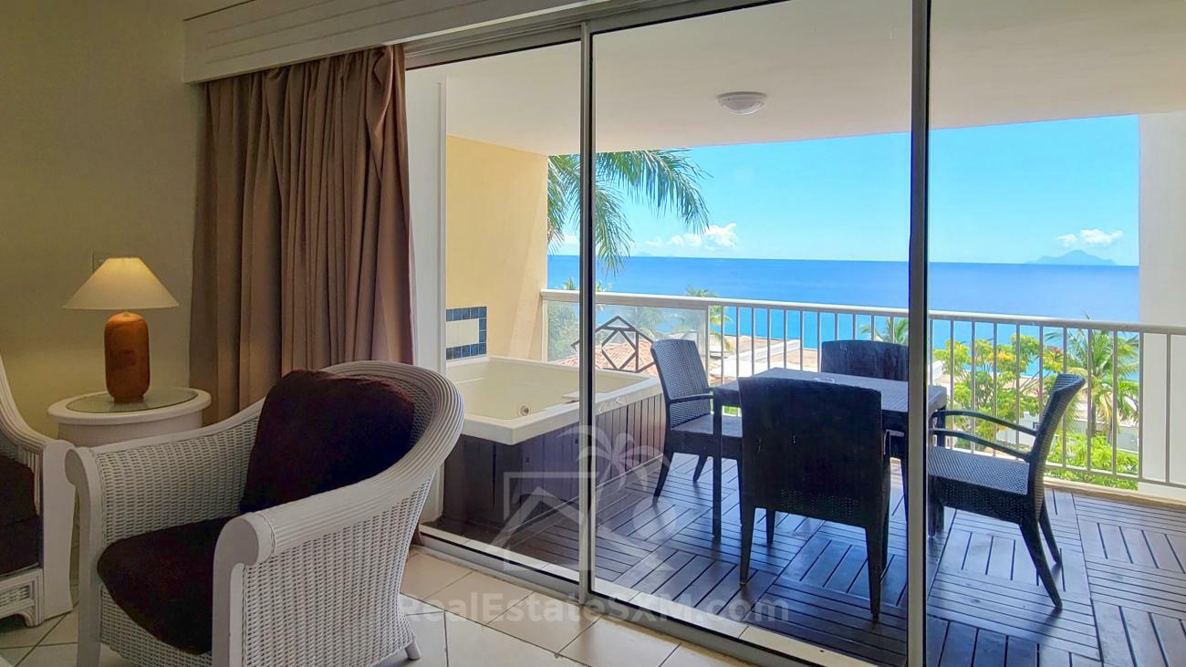 St Maarten condo for sale in Sapphire Hotel, Cupecoy. Caribbean Sea View. Many amenities (131)
