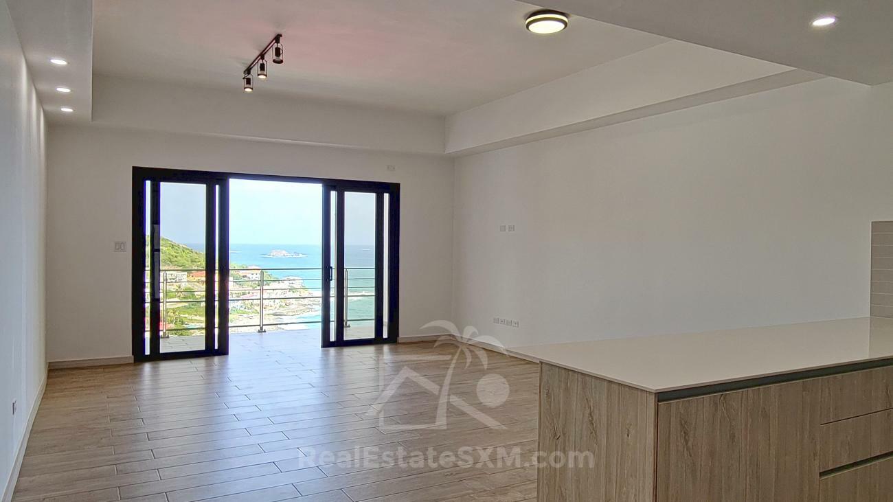 Luxury condo for sale in St Maarten, Point Blanche. Brand new development: Lajas. Ocean view