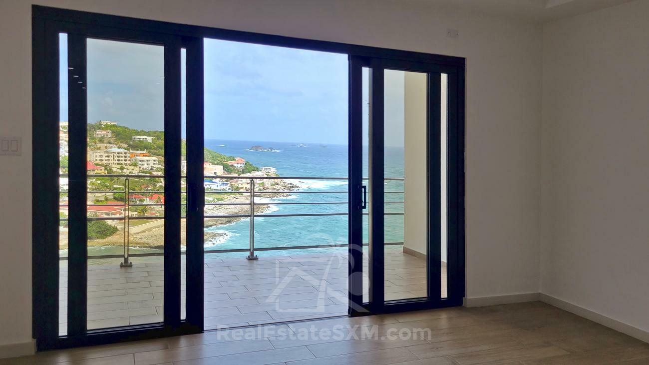 Luxury condo for sale in St Maarten, Point Blanche. Brand new development: Lajas. Ocean view