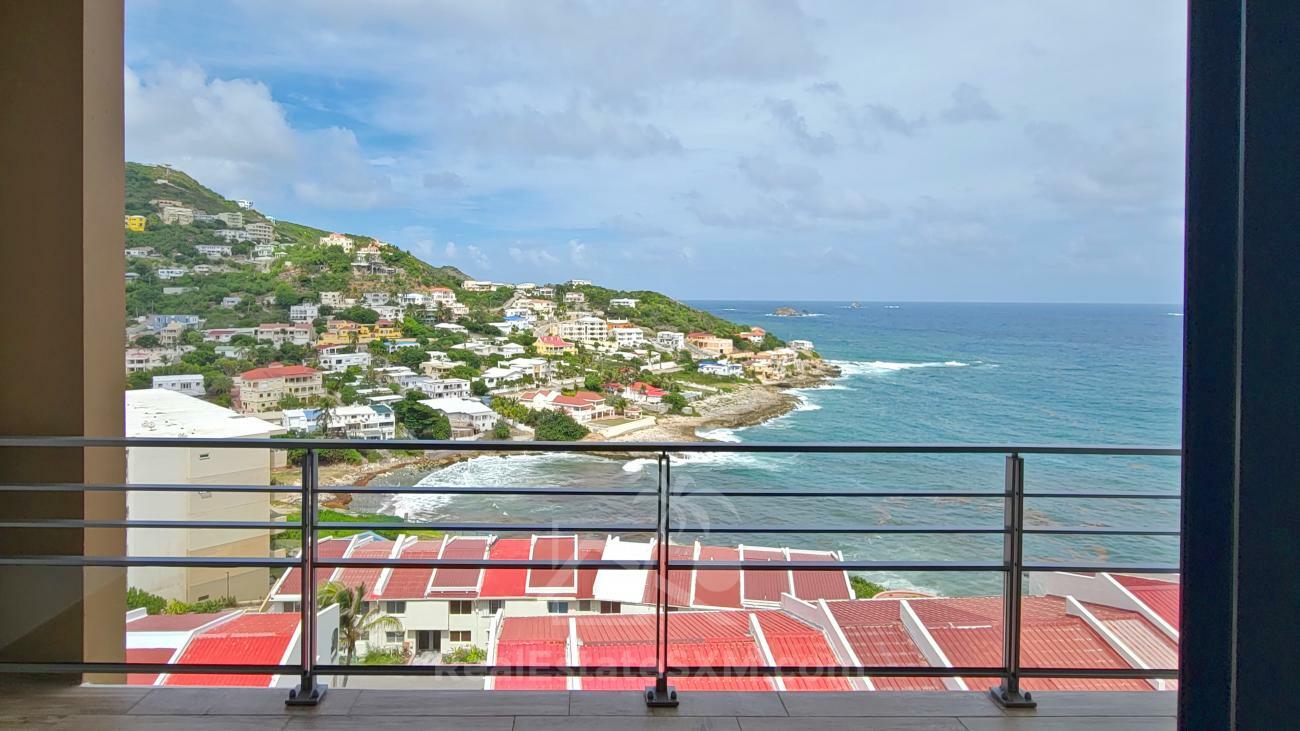 Luxury condo for sale in St Maarten, Point Blanche. Brand new development: Lajas. Ocean view
