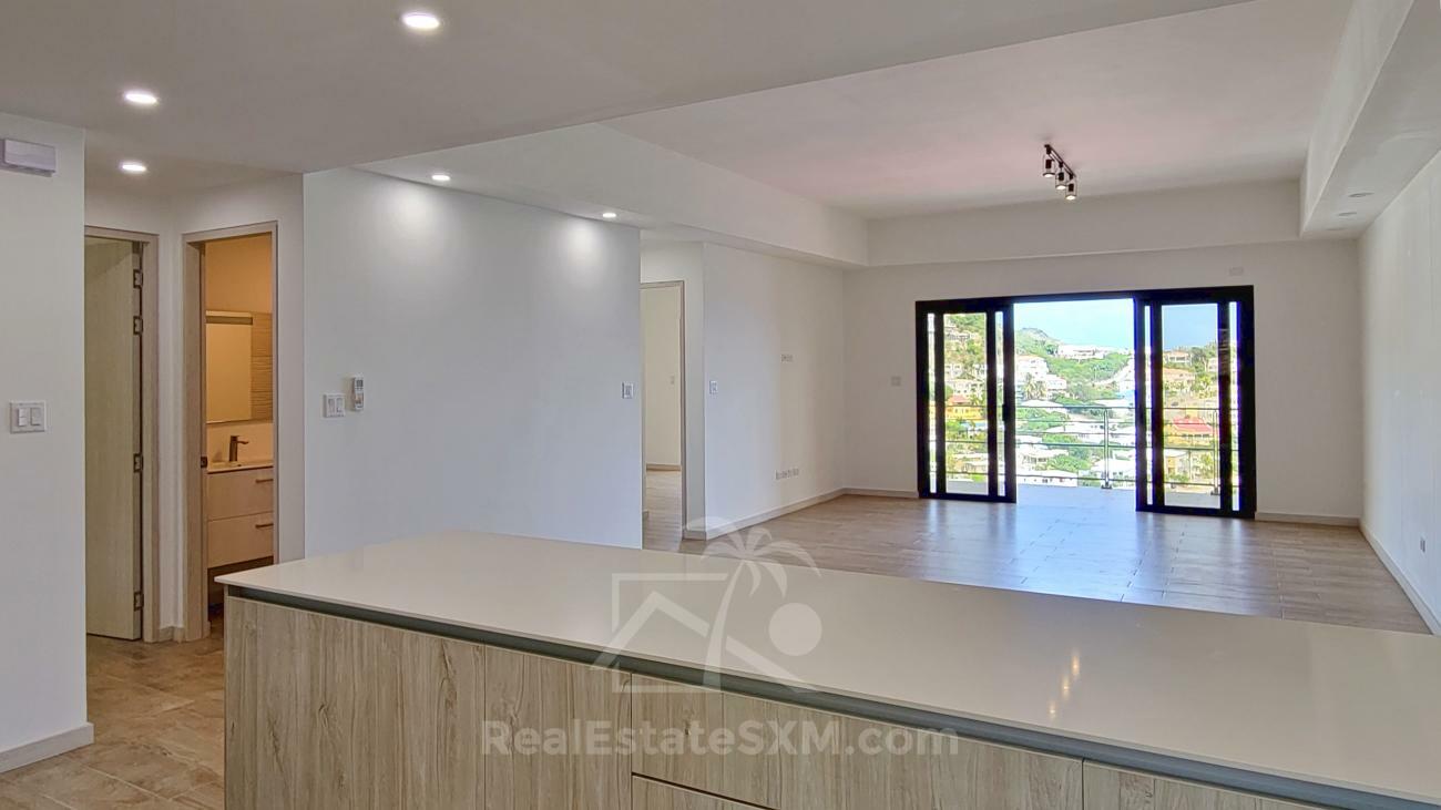 St Maarten NEW 2-bedrooms condos for sale with Ocean View, Point Blanche, Lajas. Luxury. Gated