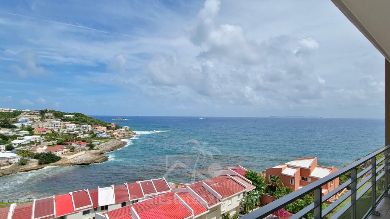 St Maarten NEW 2-bedrooms condos for sale with Ocean View, Point Blanche, Lajas. Luxury. Gated