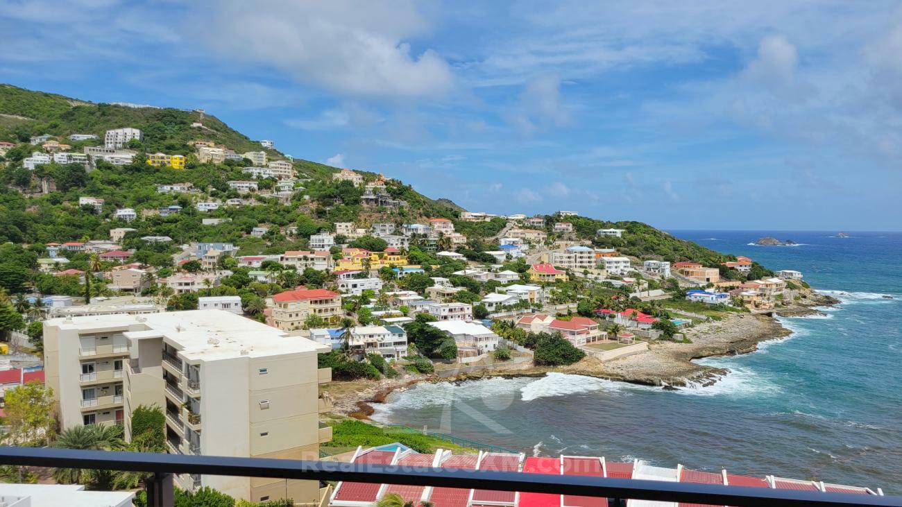 St Maarten NEW 2-bedrooms condos for sale with Ocean View, Point Blanche, Lajas. Luxury. Gated