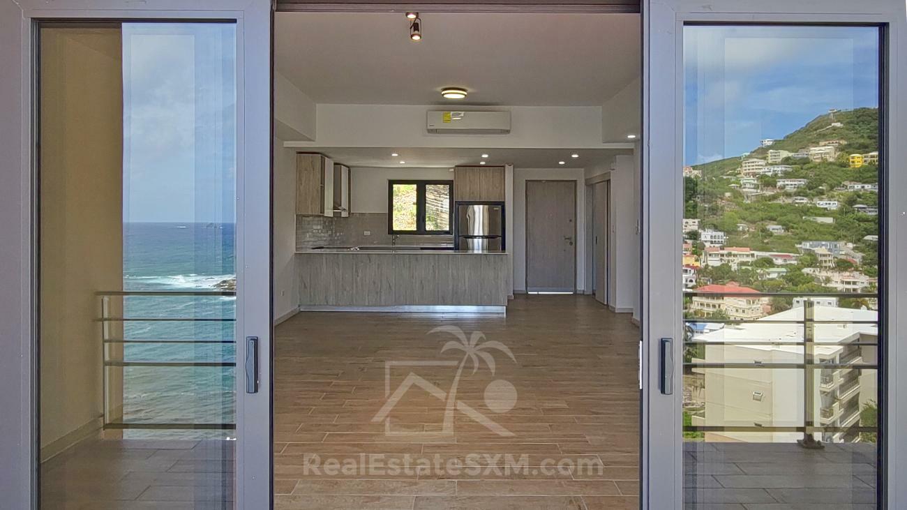 St Maarten NEW 2-bedrooms condos for sale with Ocean View, Point Blanche, Lajas. Luxury. Gated