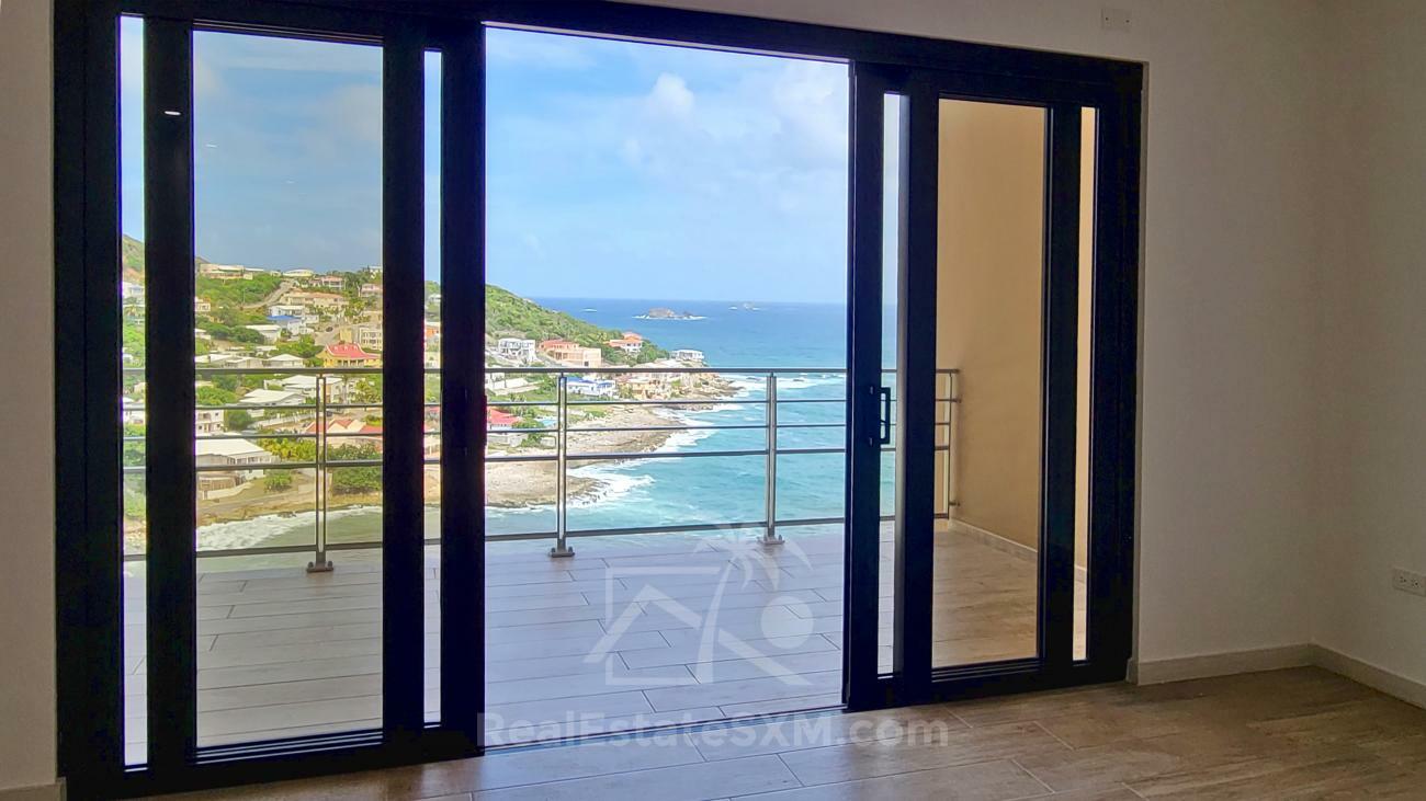 St Maarten NEW 2-bedrooms condos for sale with Ocean View, Point Blanche, Lajas. Luxury. Gated