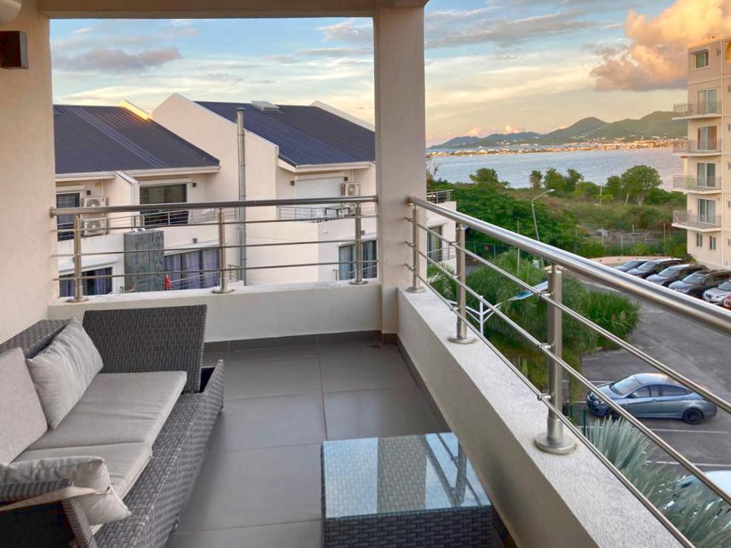 Sint Maarten condo for sale in Cupecoy, Jordan Village 1-bedroom. Caribbean Sea view! AUC
