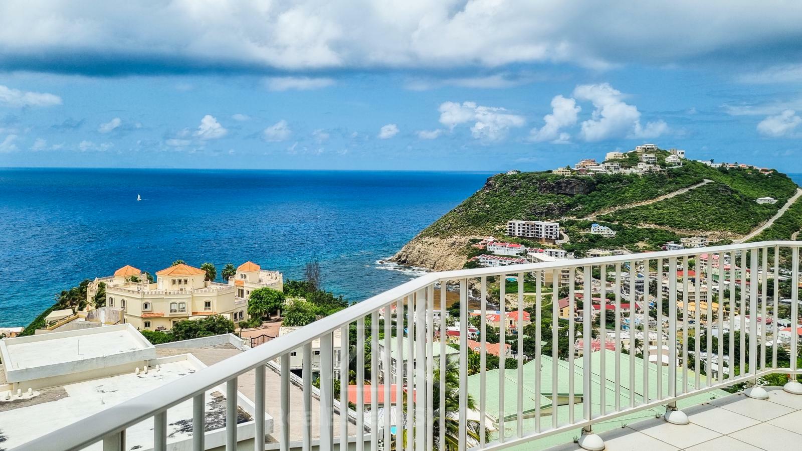 Big 3BR apartment for rent in St Maarten Point Blanche. Ocean View Sunrise Breeze Peaceful NEW PRICE