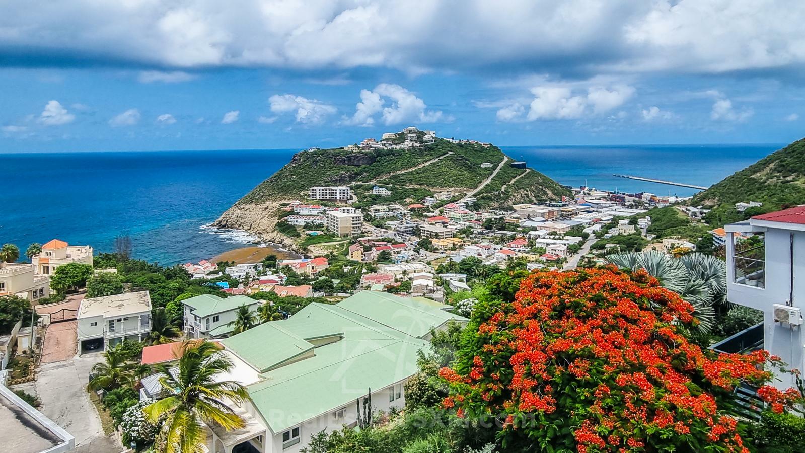 Big 3BR apartment for rent in St Maarten Point Blanche. Ocean View Sunrise Breeze Peaceful NEW PRICE
