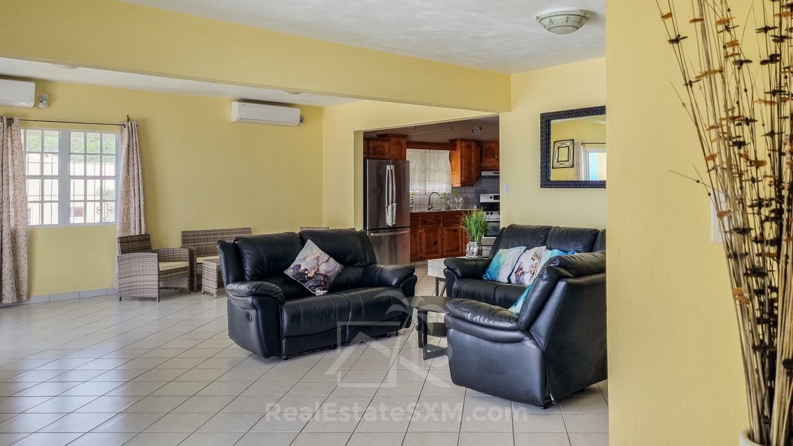 Big 3BR apartment for rent in St Maarten Point Blanche. Ocean View Sunrise Breeze Peaceful NEW PRICE