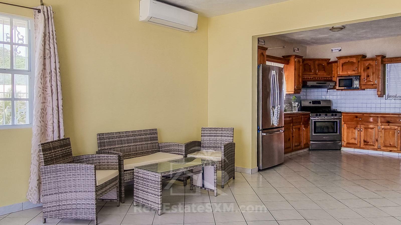 Big 3BR apartment for rent in St Maarten Point Blanche. Ocean View Sunrise Breeze Peaceful NEW PRICE
