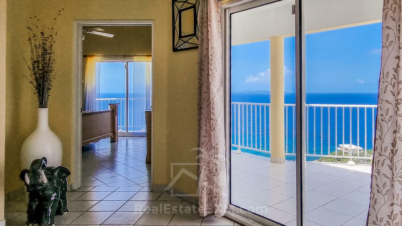 Big 3BR apartment for rent in St Maarten Point Blanche. Ocean View Sunrise Breeze Peaceful NEW PRICE