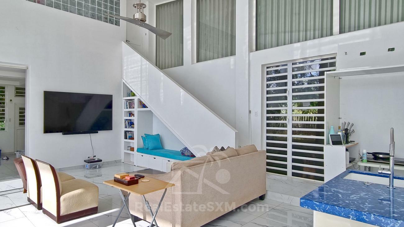 Caribbean Luxury Villa Cleavage For SALE Sint Maarten top of Pelican Key. Gorgeous sea views. 