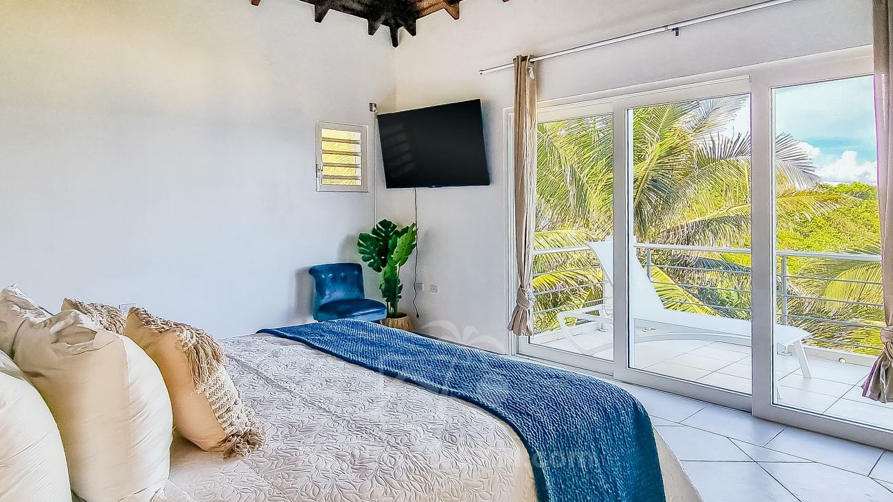 Villa for sale in Caribbean St Maarten, Dawn Beach. Twin Palms. Amazing ocean view. Garden. Peaceful