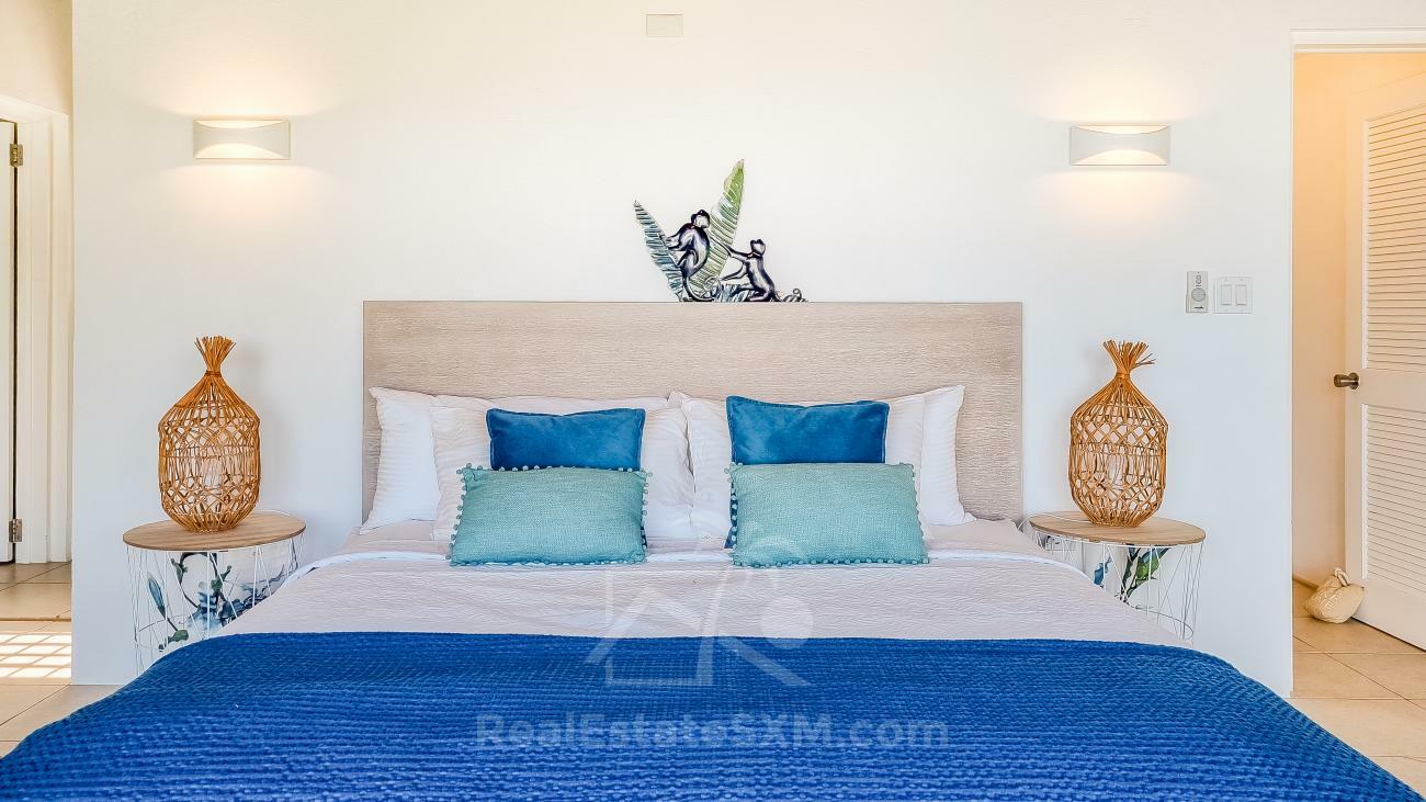 Villa for sale in Caribbean St Maarten, Dawn Beach. Twin Palms. Amazing ocean view. Garden. Peaceful