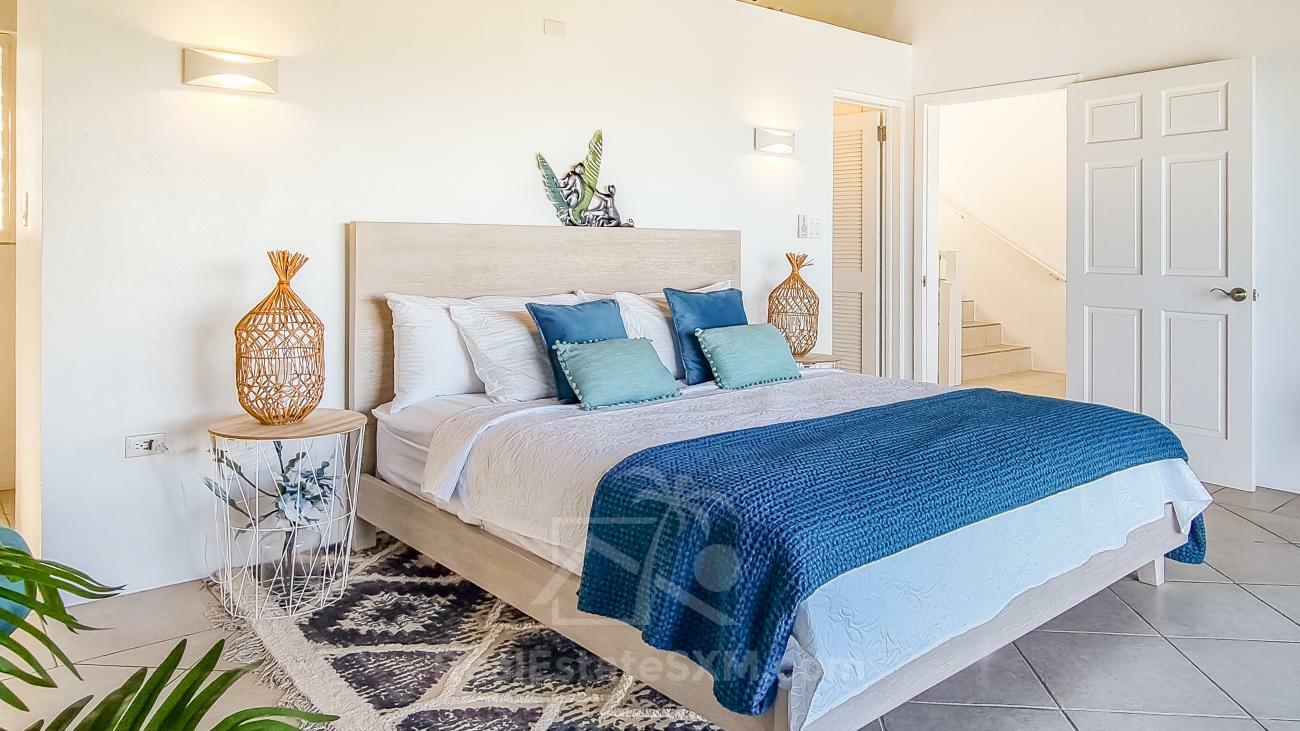 Villa for sale in Caribbean St Maarten, Dawn Beach. Twin Palms. Amazing ocean view. Garden. Peaceful