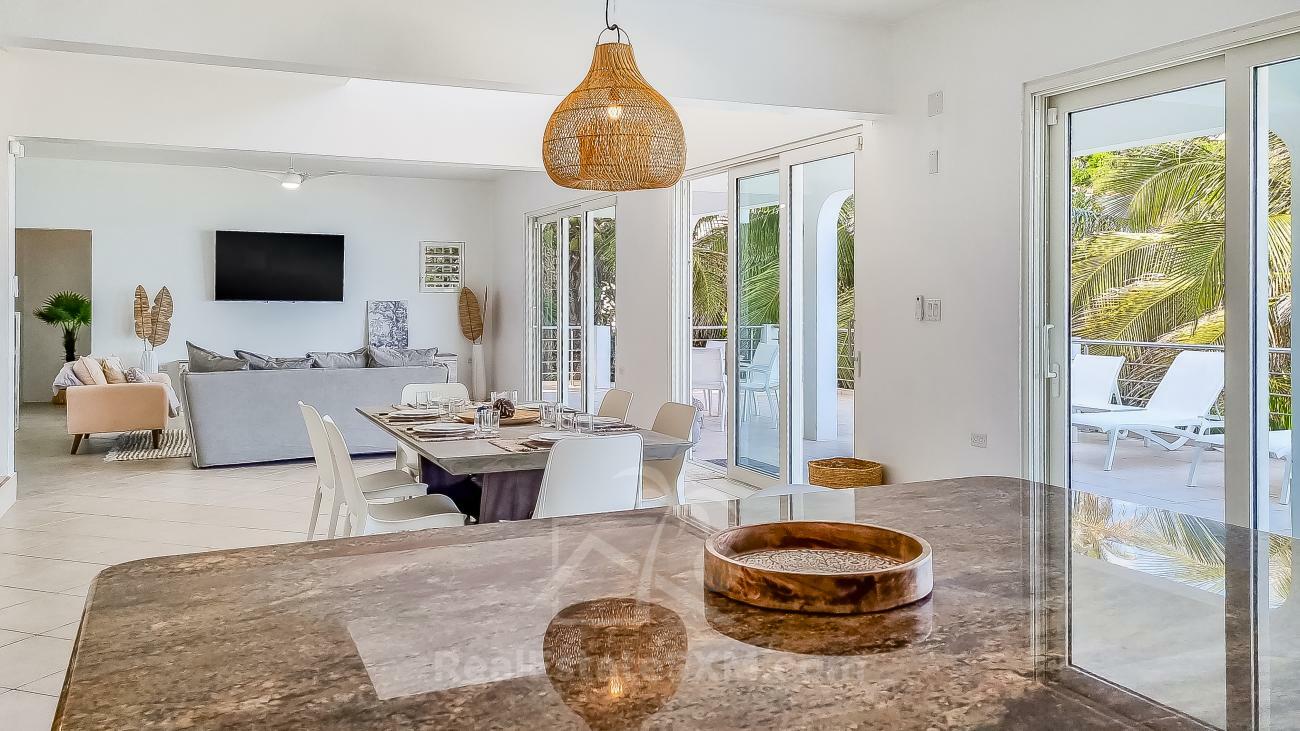 Villa for sale in Caribbean St Maarten, Dawn Beach. Twin Palms. Amazing ocean view. Garden. Peaceful