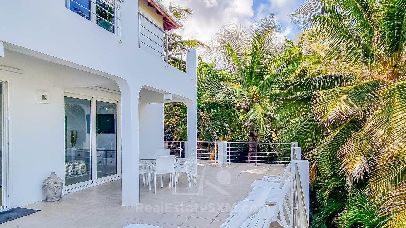 Villa for sale in Caribbean St Maarten, Dawn Beach. Twin Palms. Amazing ocean view. Garden. Peaceful