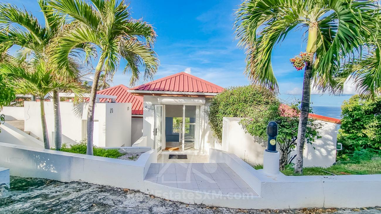 Villa for sale in Caribbean St Maarten, Dawn Beach. Twin Palms. Amazing ocean view. Garden. Peaceful