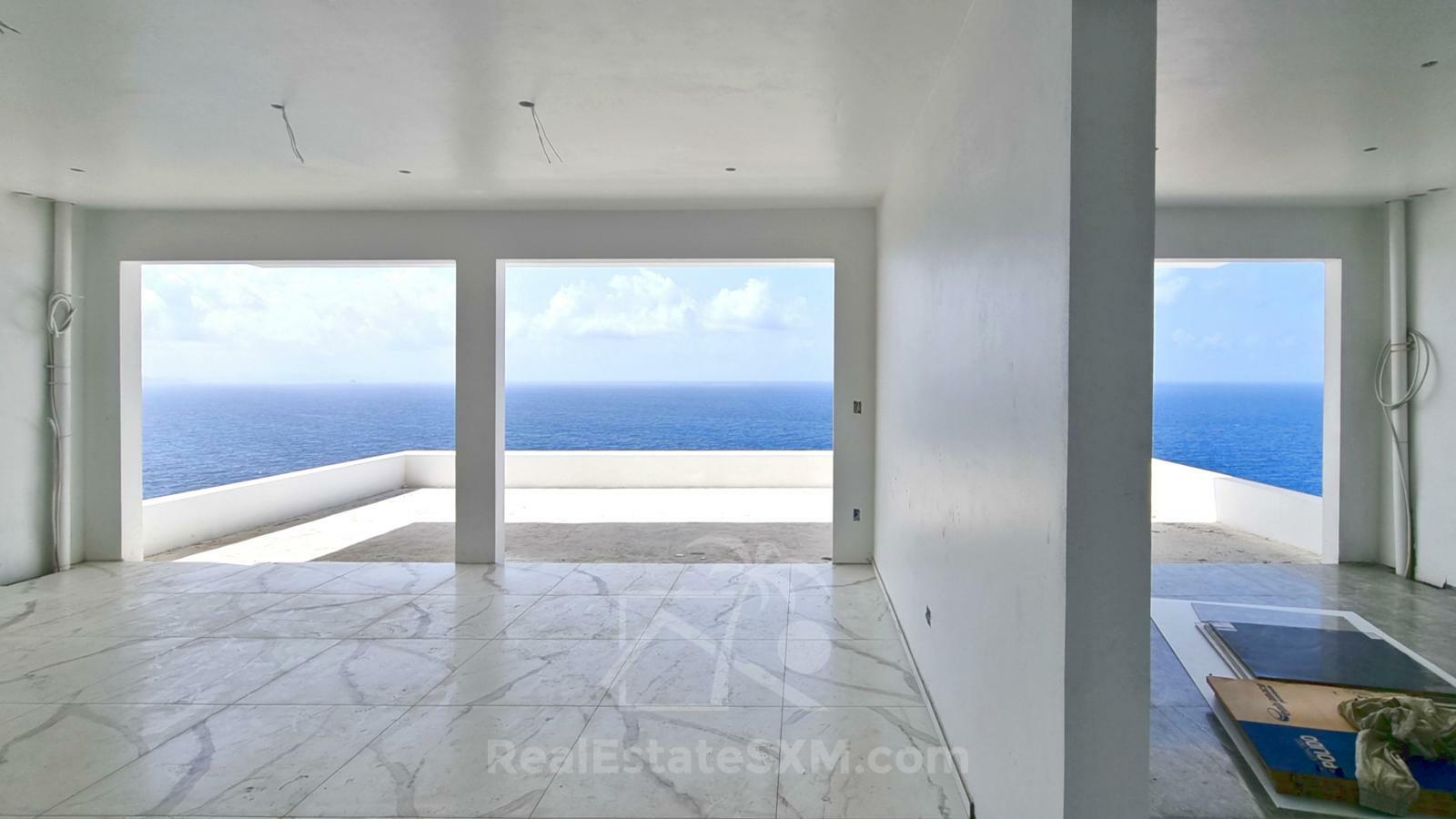  St Maarten condos for sale Point Blanche, Gabriel Residences on cliff, ocean view, pool, fitness
