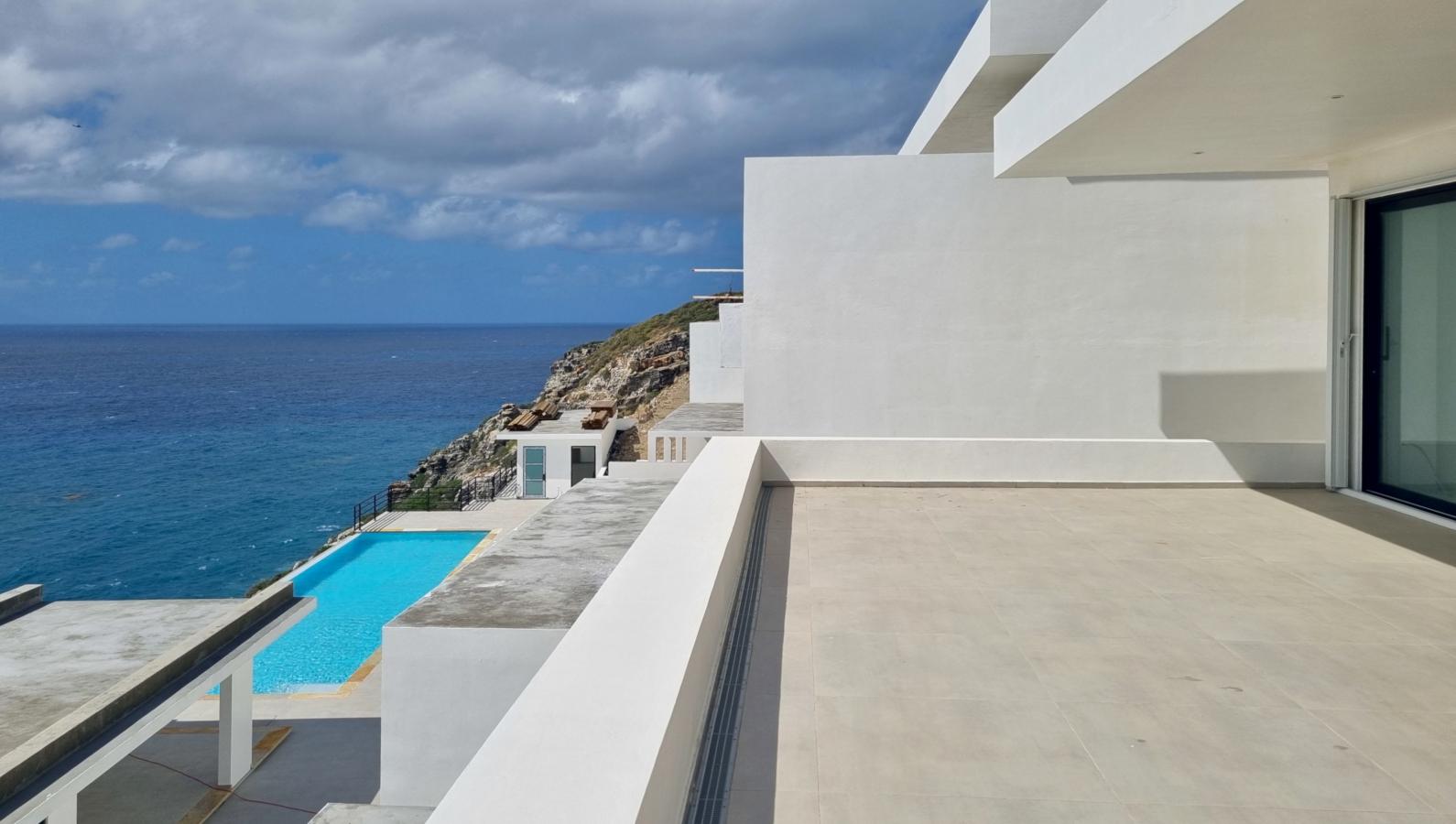  St Maarten condos for sale Point Blanche, Gabriel Residences on cliff, ocean view, pool, fitness
