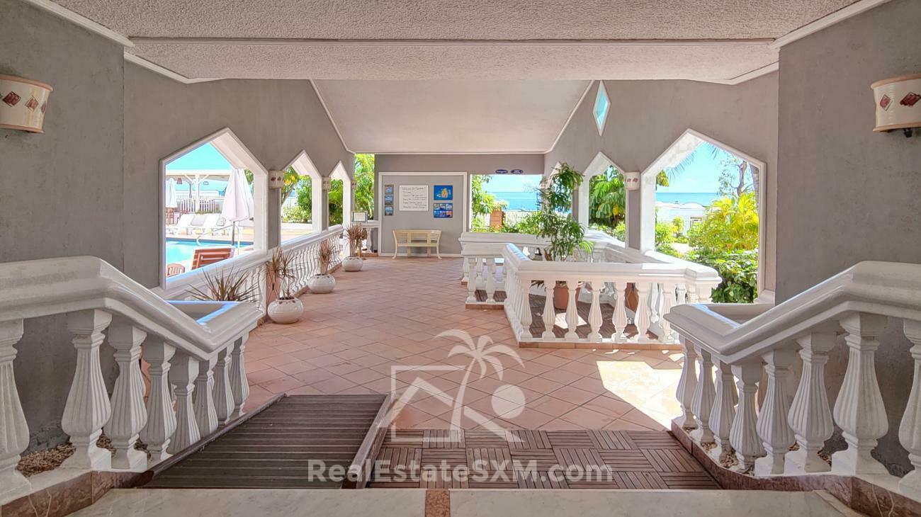 Large Condo for sale in St Maarten, 1BR Cupecoy, Sapphire Resort. Caribbean Sea View Sunsets (135)