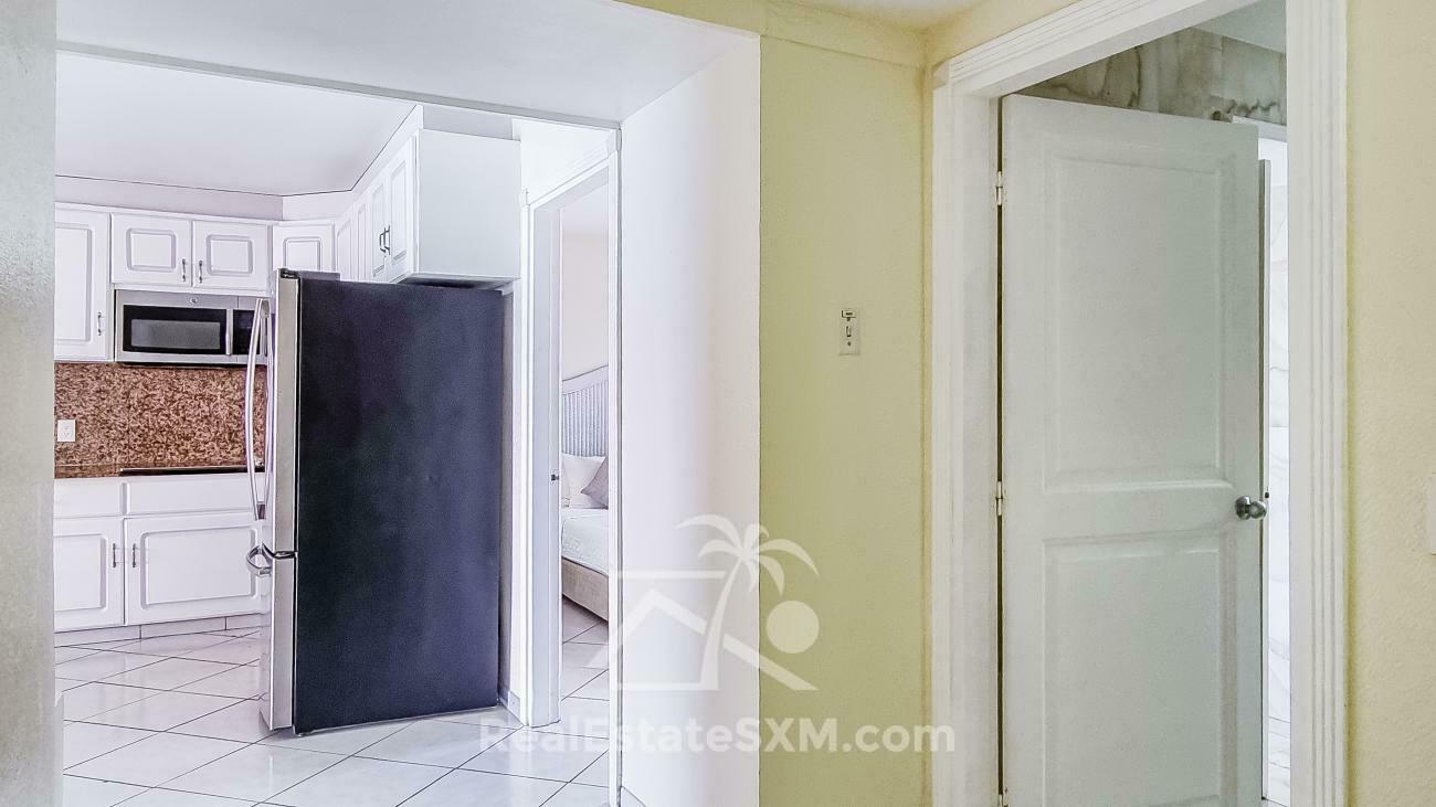 Large Condo for sale in St Maarten, 1BR Cupecoy, Sapphire Resort. Caribbean Sea View Sunsets (135)