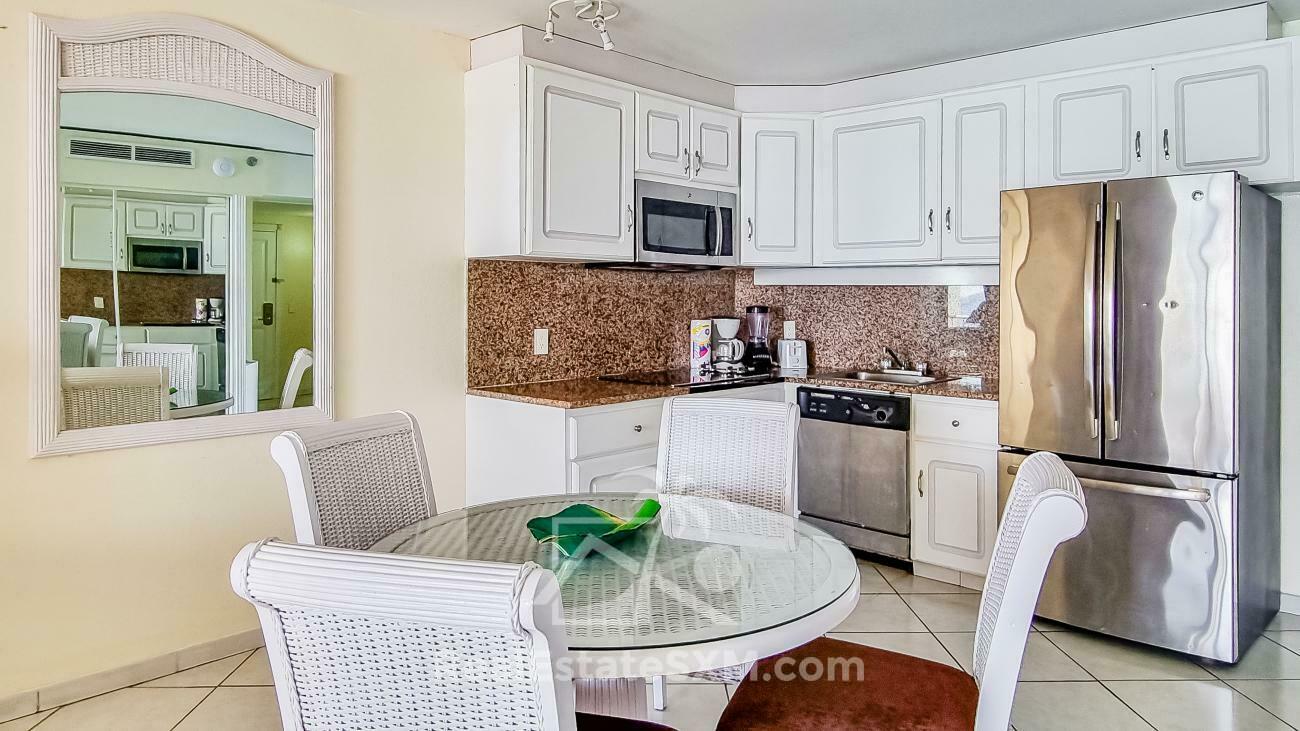 Large Condo for sale in St Maarten, 1BR Cupecoy, Sapphire Resort. Caribbean Sea View Sunsets (135)