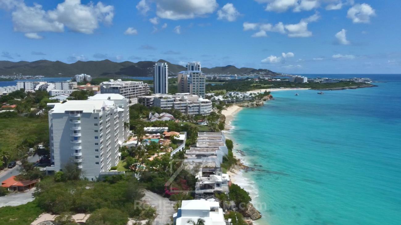 Large Condo for sale in St Maarten, 1BR Cupecoy, Sapphire Resort. Caribbean Sea View Sunsets (135)