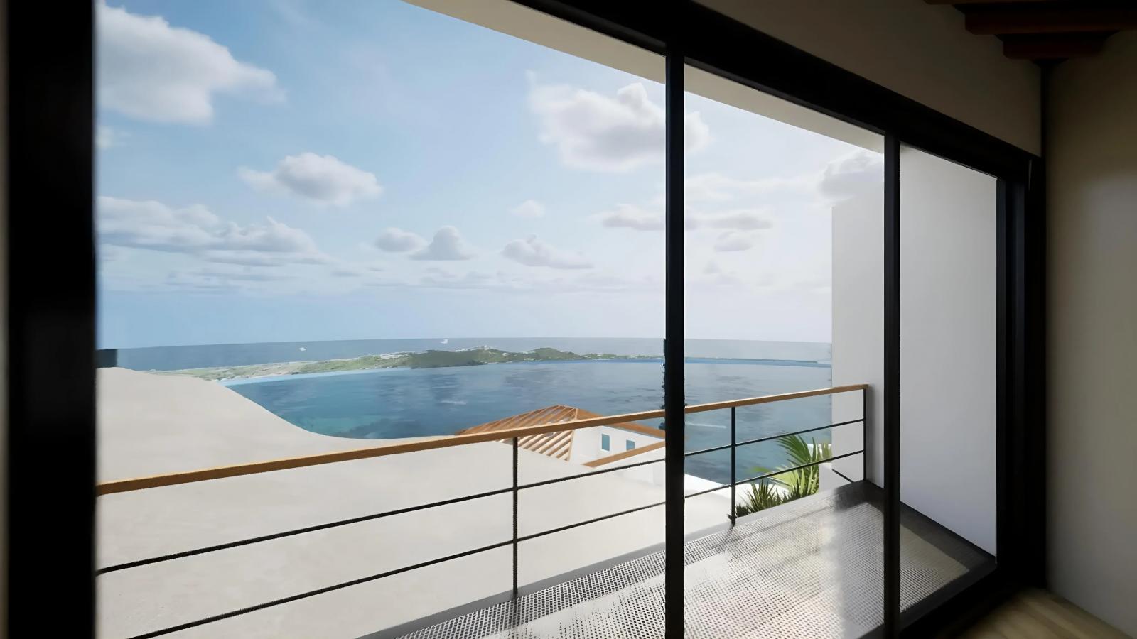 Homes for sale in St Maarten, Cupecoy. La Maddalena 3BR Townhouses with Lagoon view. 