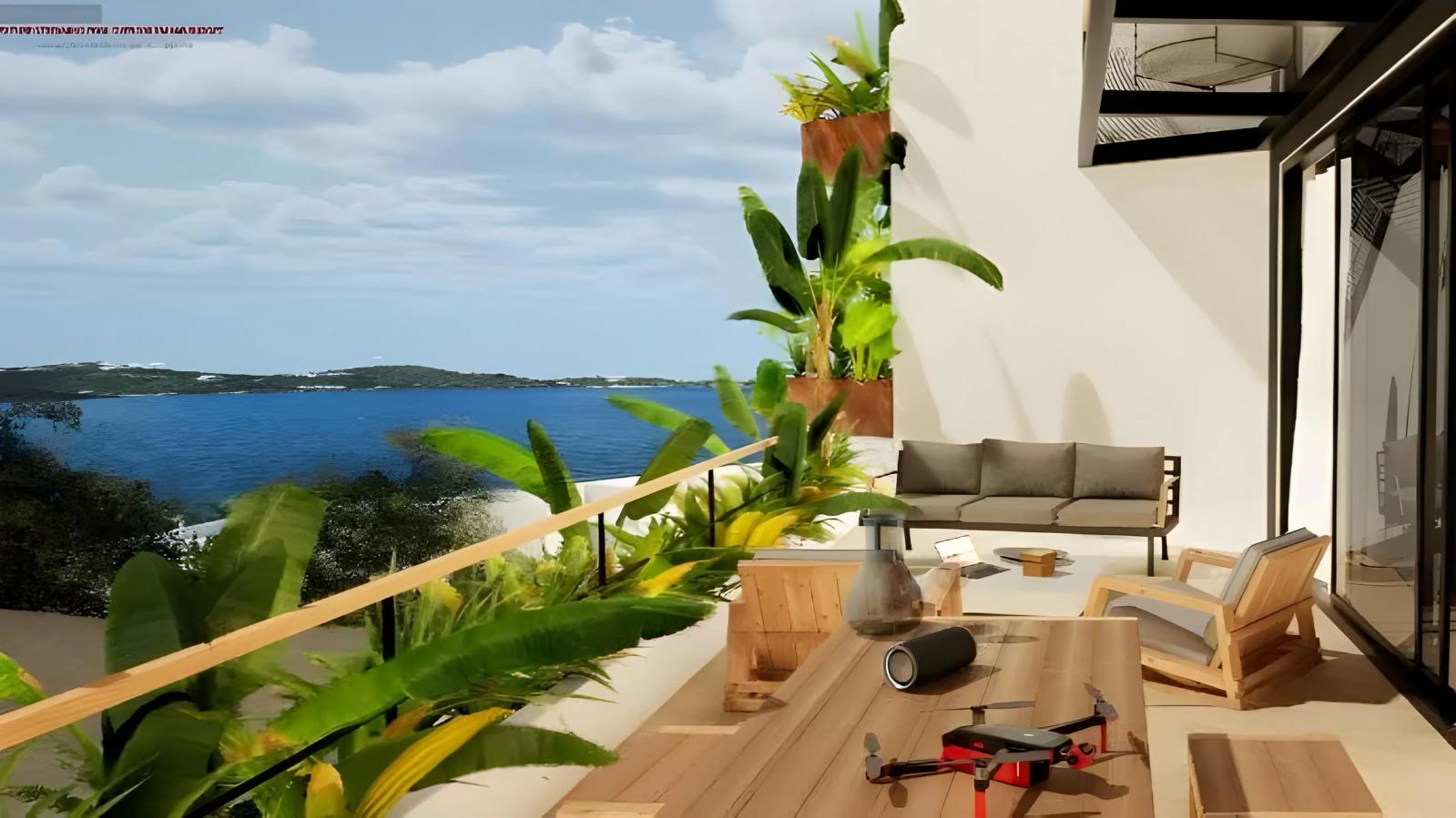Homes for sale in St Maarten, Cupecoy. La Maddalena 3BR Townhouses with Lagoon view. 
