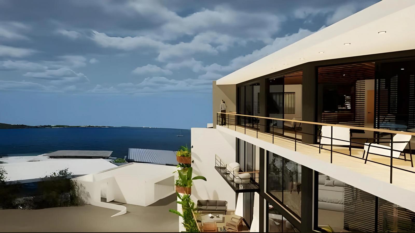 Homes for sale in St Maarten, Cupecoy. La Maddalena 3BR Townhouses with Lagoon view. 