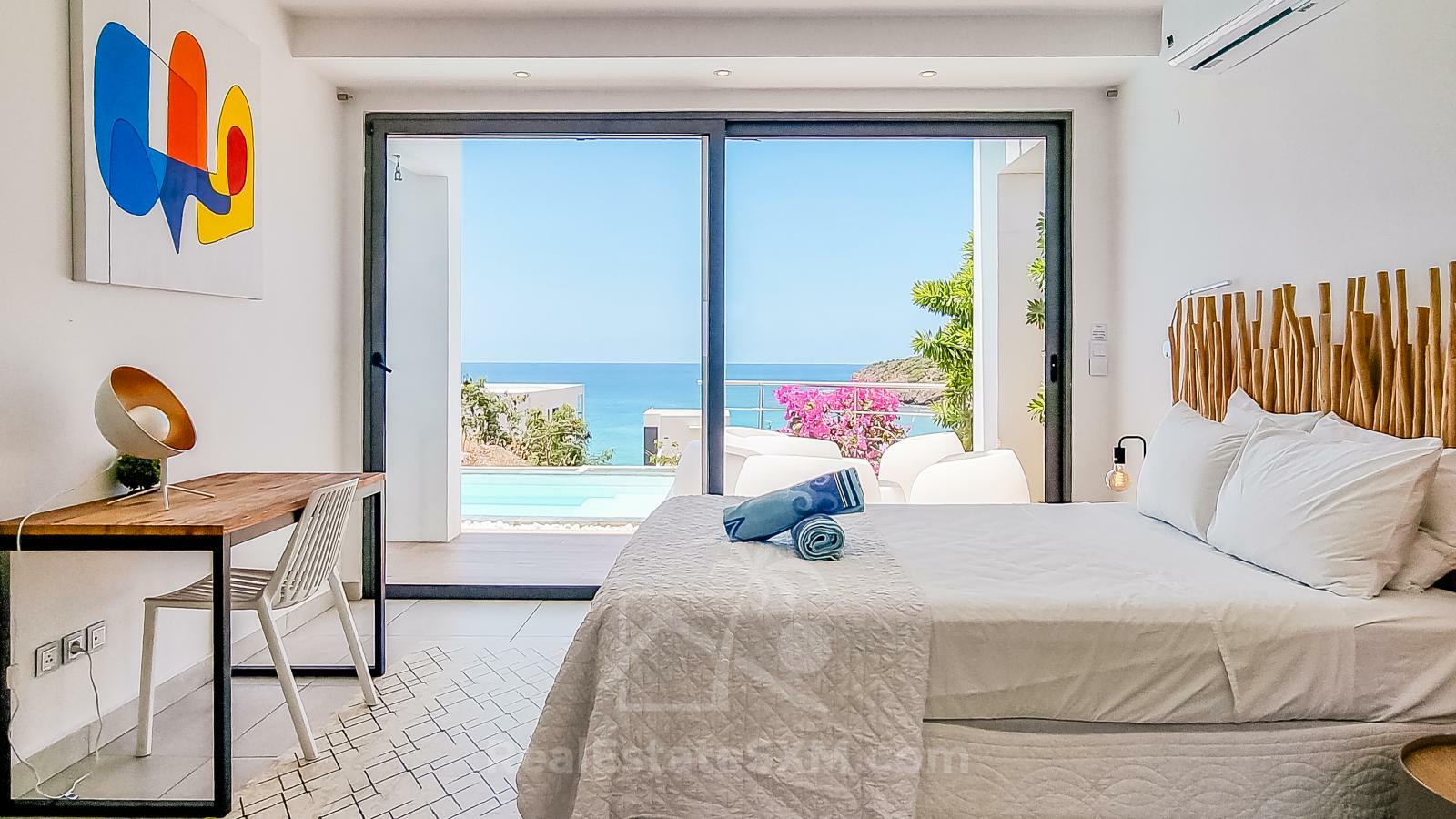 Luxury Modern Villa Spring Sea for sale, St Maarten, Indigo Bay. Caribbean Sea. Sunsets. Good ROI