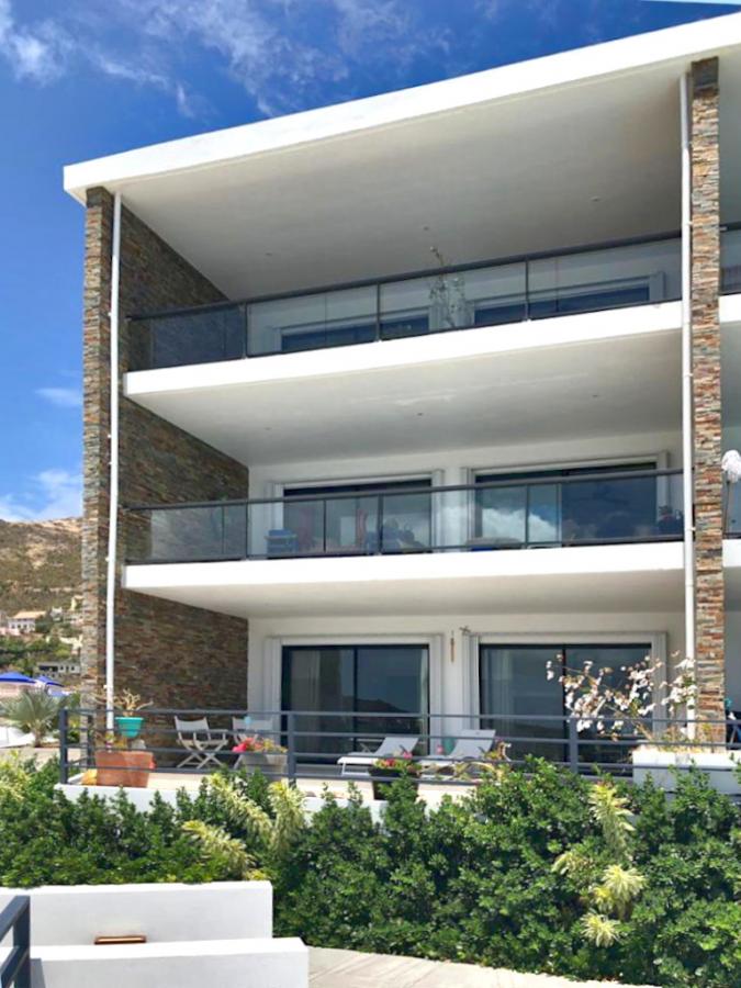 Home for rent St Maarten, 2BR modern condo in Guana Bay. Ocean and St Barts view. Gated. Vanina Res.