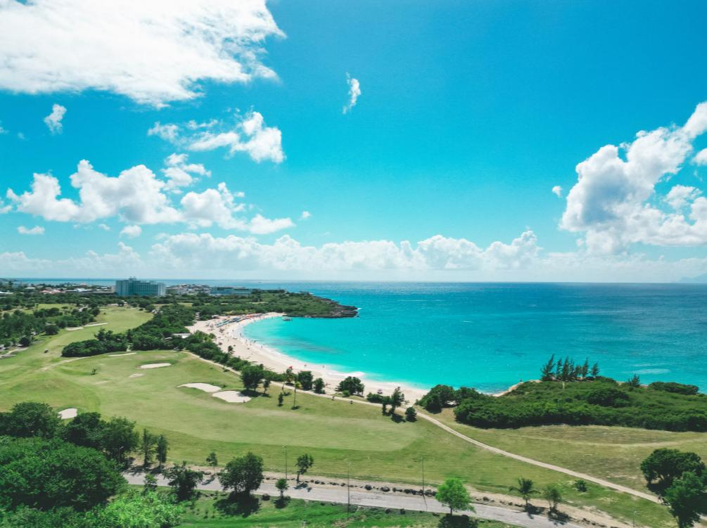 Condo for sale in St Maarten Cupecoy Fourteen Towers. Incredible panoramic ocean view. B1602