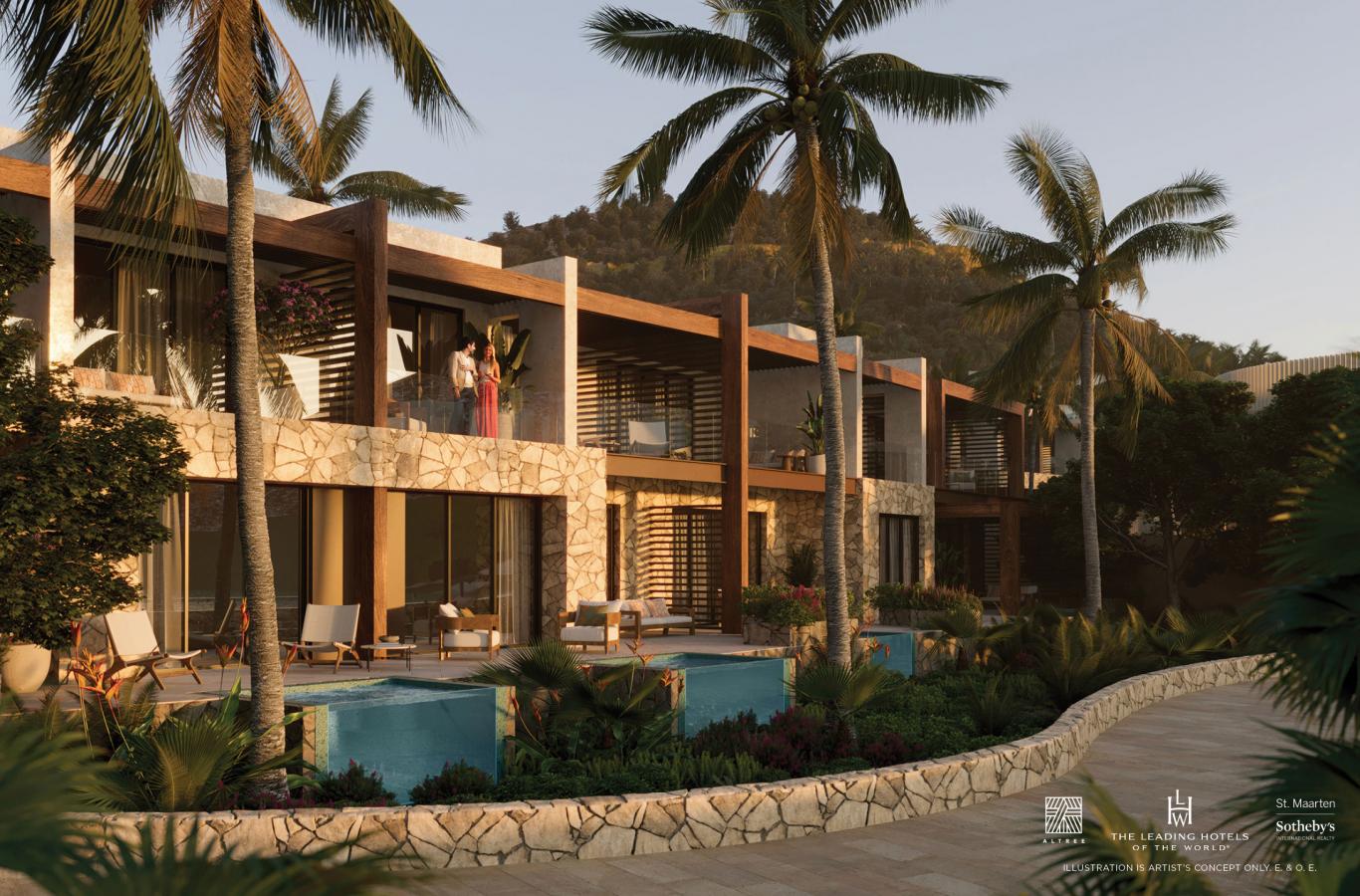St Maarten Luxury Investment Opportunity in Indigo Bay Condos The Setai Resort & Residences: DAWN