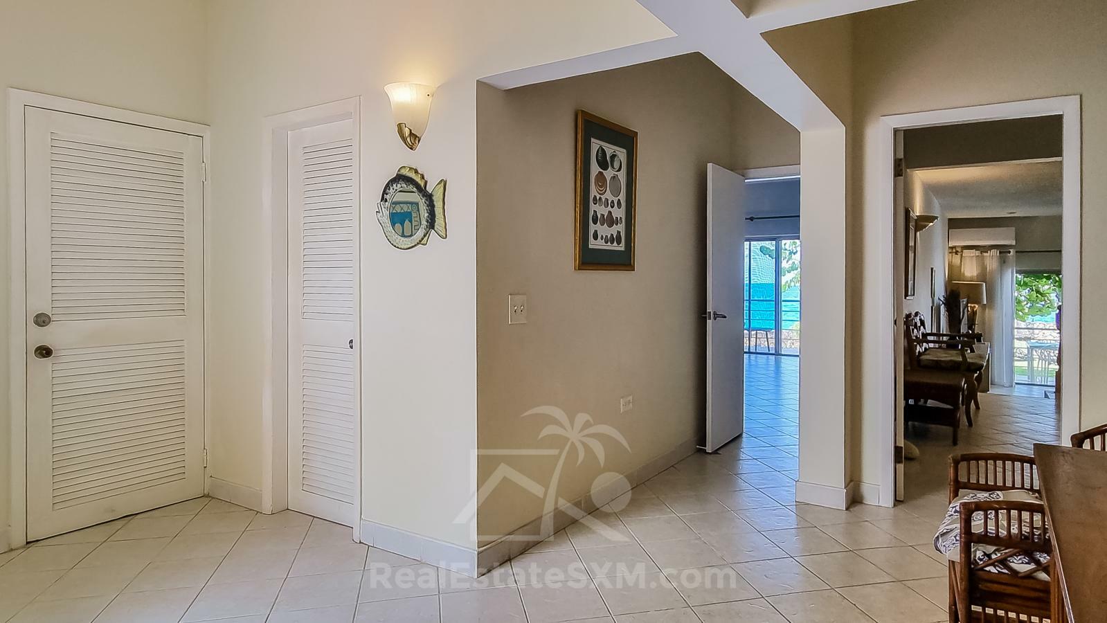 Ocean-front 2BR Spacious Apartment For Rent St Maarten Cupecoy Beach Club. Sunsets. Quiet. Gated