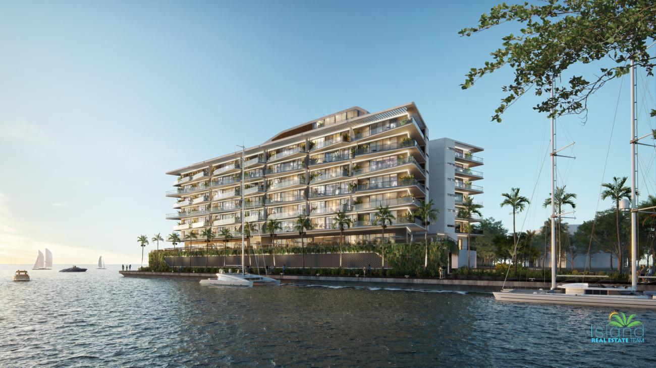 Oceanfront 1 bedroom condos for sale St Maarten in Ocean Residences, SImpson Bay. Caribbean sunsets