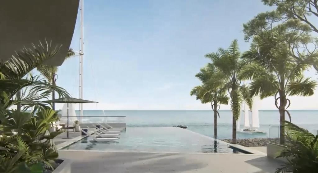 Oceanfront 1 bedroom condos for sale St Maarten in Ocean Residences, SImpson Bay. Caribbean sunsets