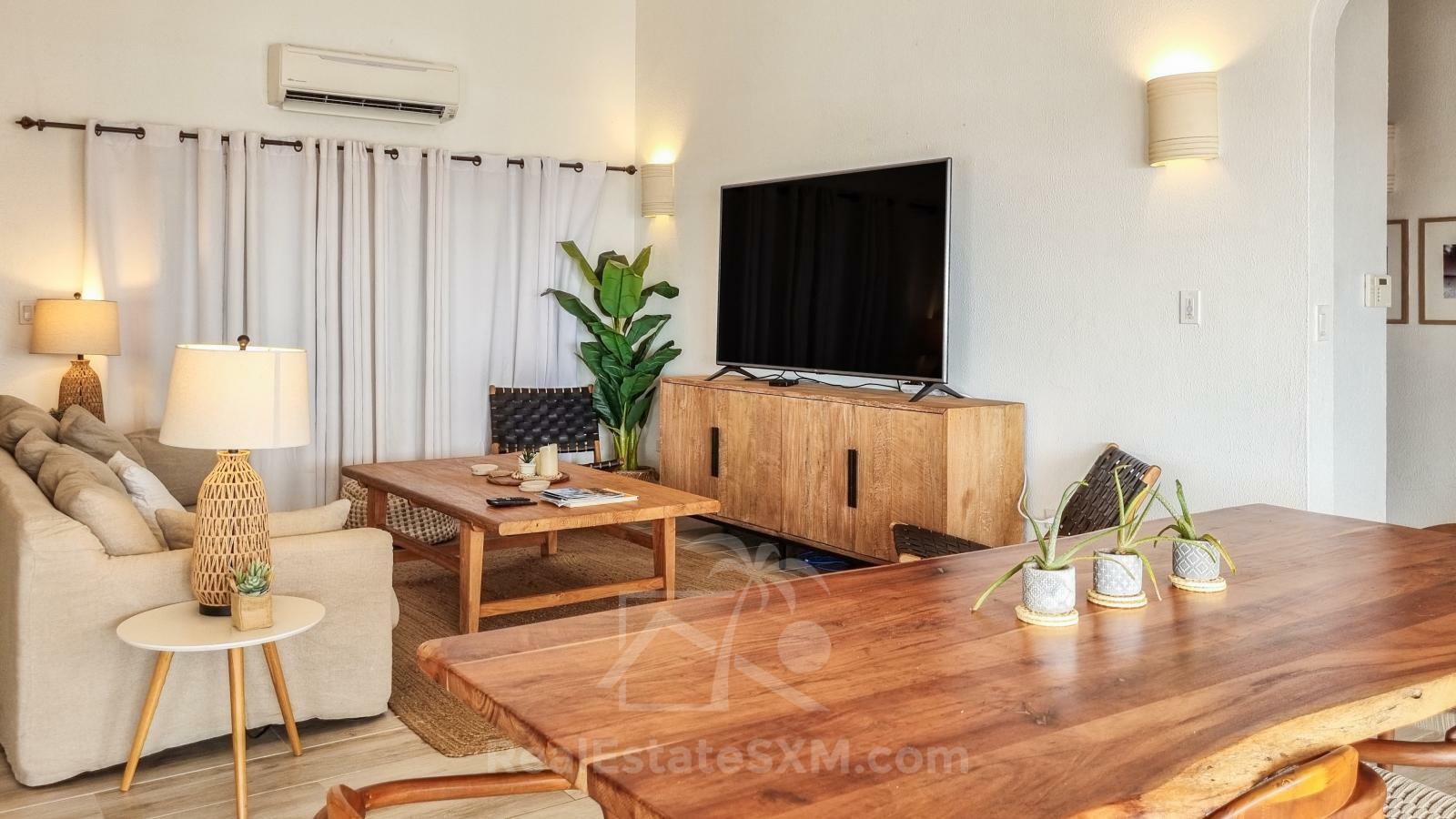 Caribbean Villa Domila for sale in St Maarten, Pelican Key. Ocean view & Sunsets. Rental income