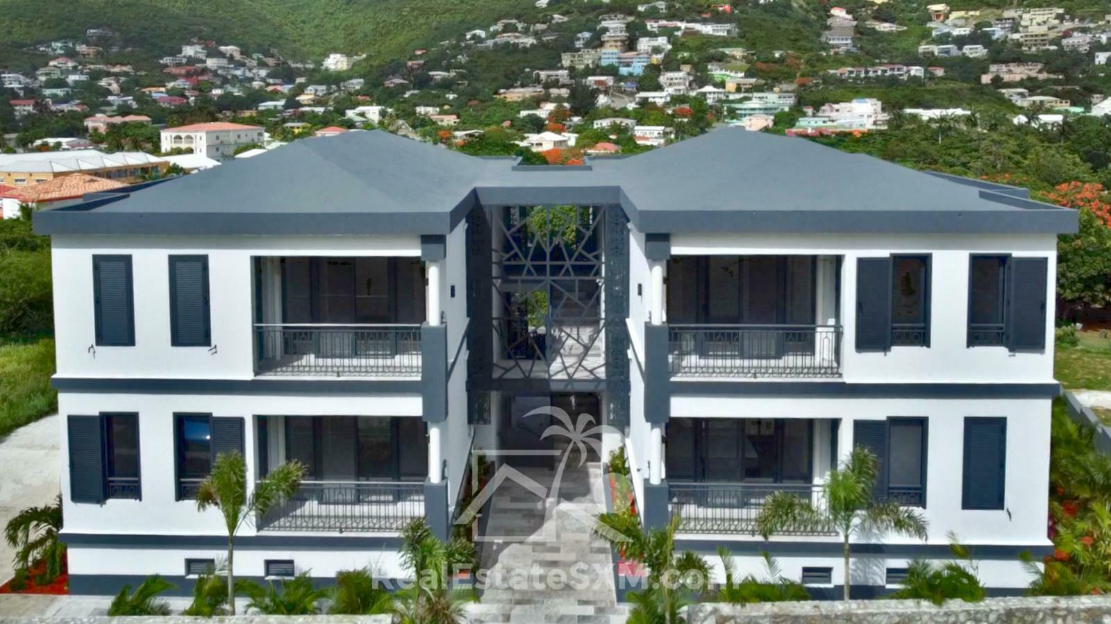 Investment Building for Sale SXM. Gated Community. Beautiful View. Generator and Cistern. Garage.