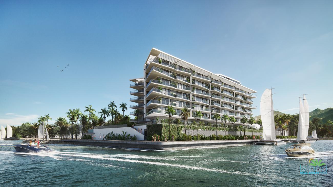 Caribbean luxury condos for sale. Ocean Residences St Maarten 2 bedrooms. By the beach. Sunsets
