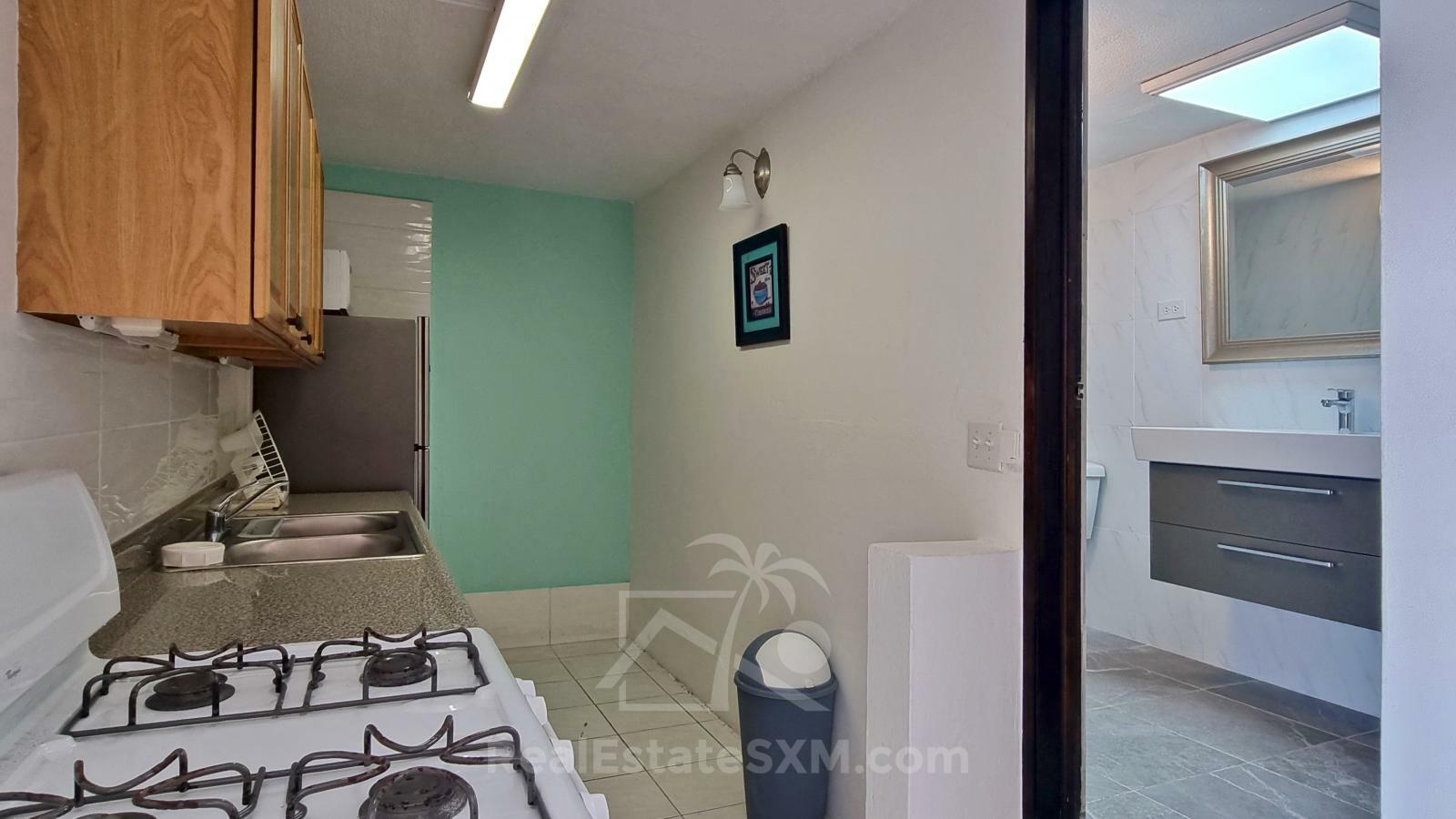 Apartment for RENT St Maarten Point Blanche 1BR. Ocean view. Breeze. GEBE incl. Generator! (E)