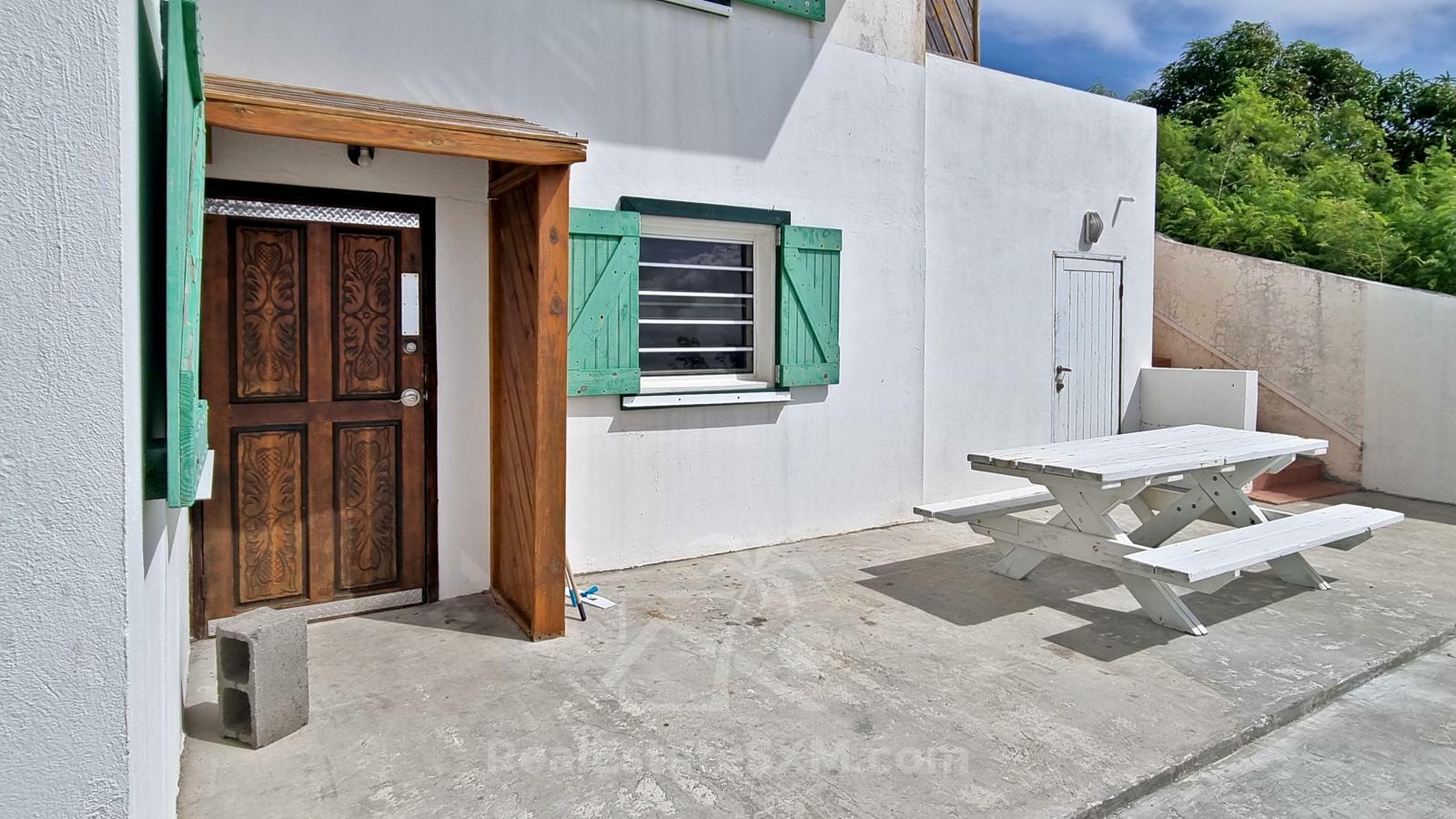 Apartment for RENT St Maarten Point Blanche 1BR. Ocean view. Breeze. GEBE incl. Generator! (E)