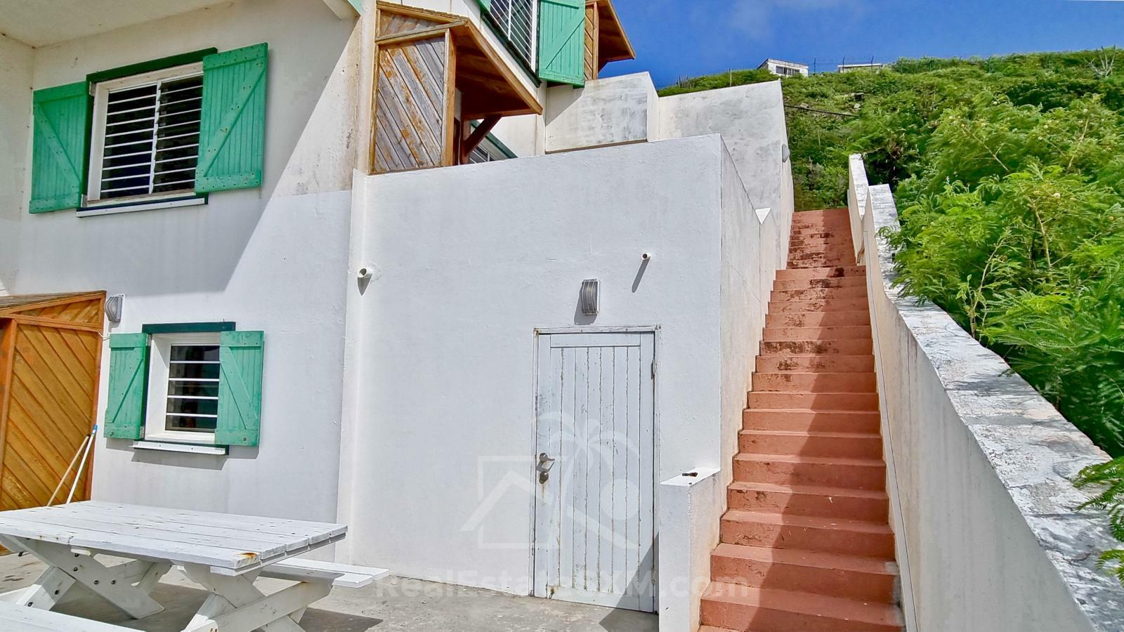Apartment for RENT St Maarten Point Blanche 1BR. Ocean view. Breeze. GEBE incl. Generator! (E)