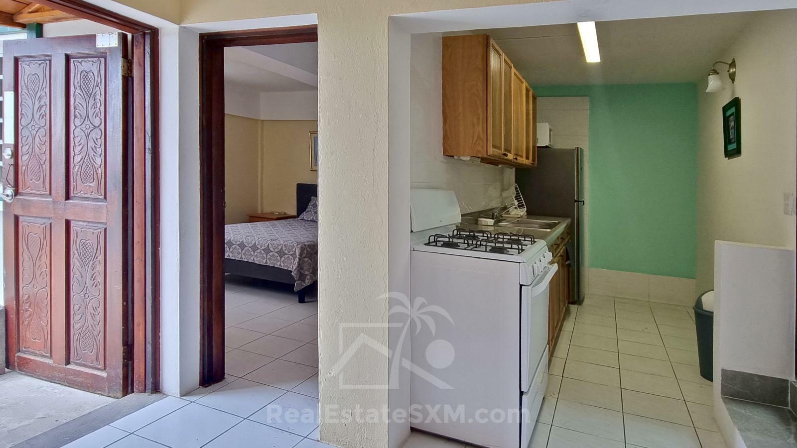 Apartment for RENT St Maarten Point Blanche 1BR. Ocean view. Breeze. GEBE incl. Generator! (E)