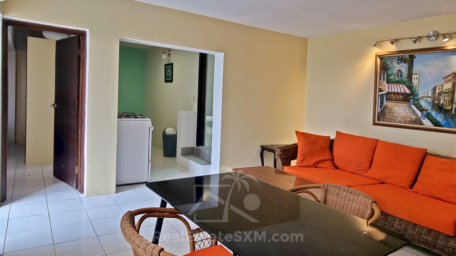 Apartment for RENT St Maarten Point Blanche 1BR. Ocean view. Breeze. GEBE incl. Generator! (E)