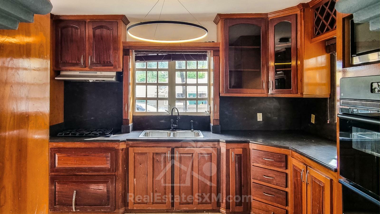 St Peters 2BR spacious apartment FOR RENT SXM. Convenient location. Gated. Renovated. Semi-furnished